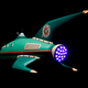 Illustration for article titled Futurama Ship Looks Like CGI, Is Actually Real Model